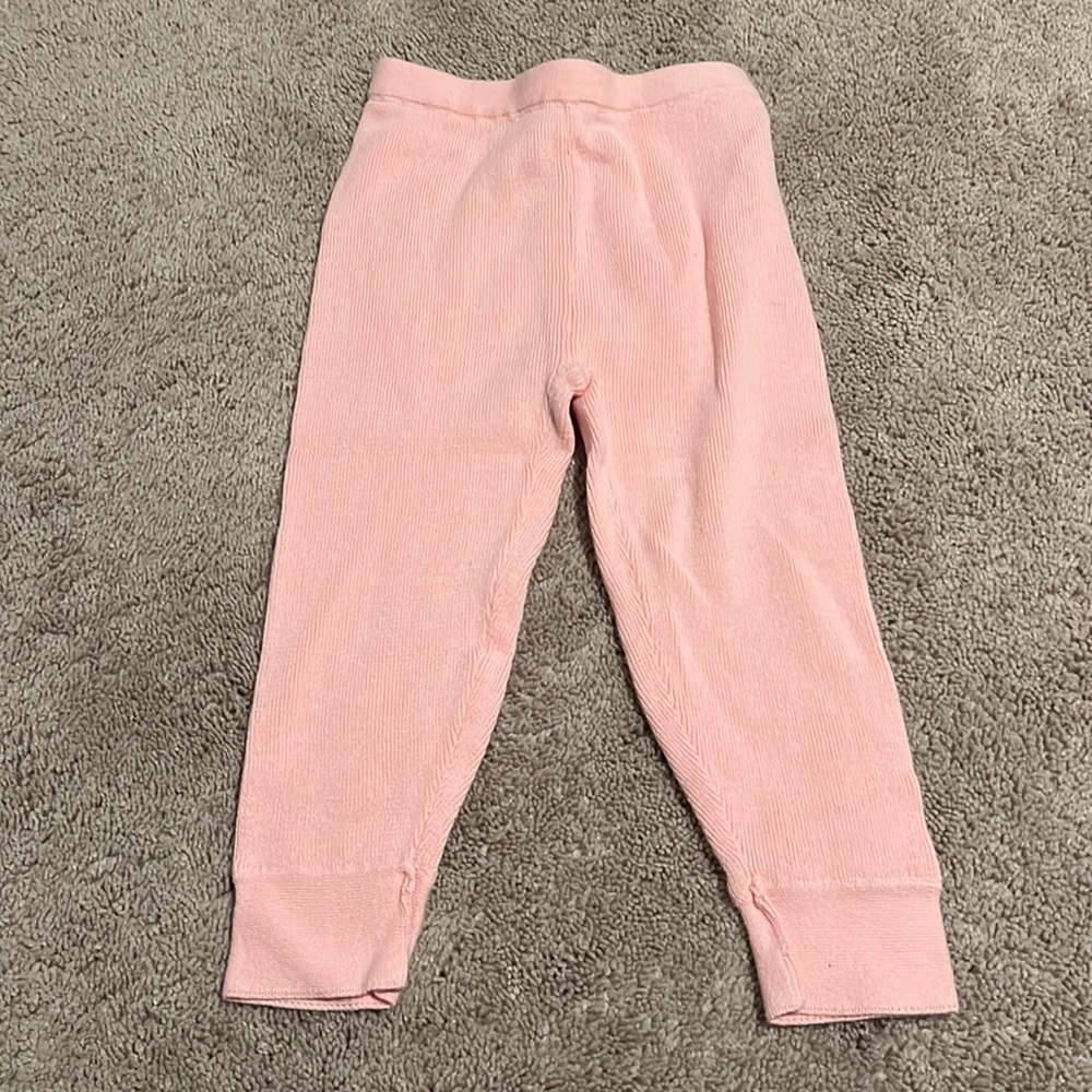 Janie and Jack pink sweater pants 18-24 months